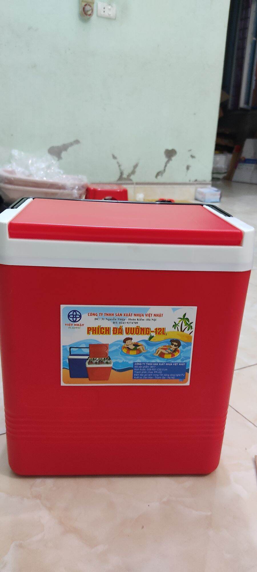 Phích đá vuông 12 lít hàng cao cấp việt nhật