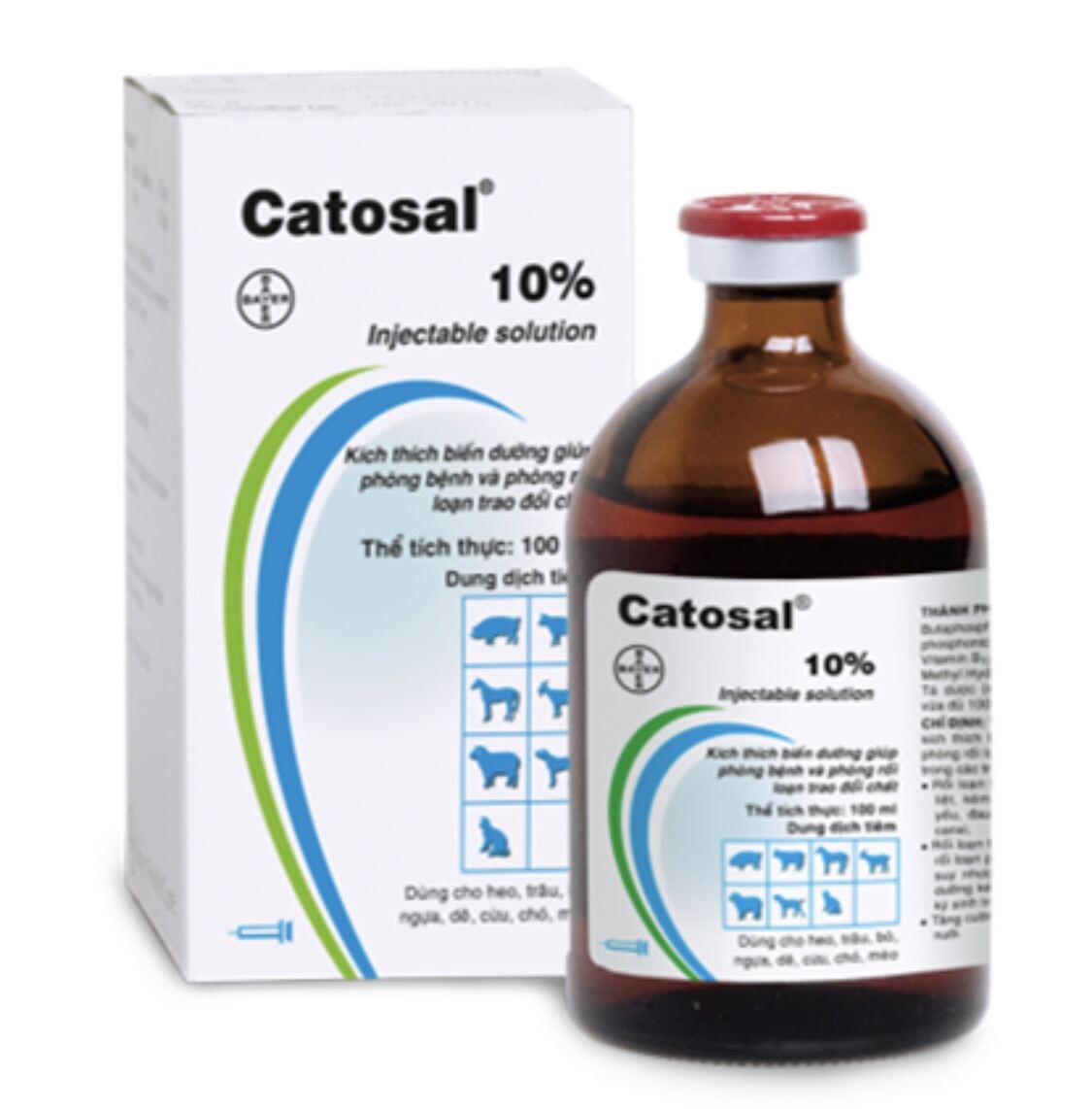 Catosal 100ml thuoc bổ [Số 1] dùng cho gia súc gia cầm còi cọc, chậm lớn.