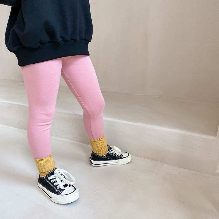Quần legging dài cotton bé gái