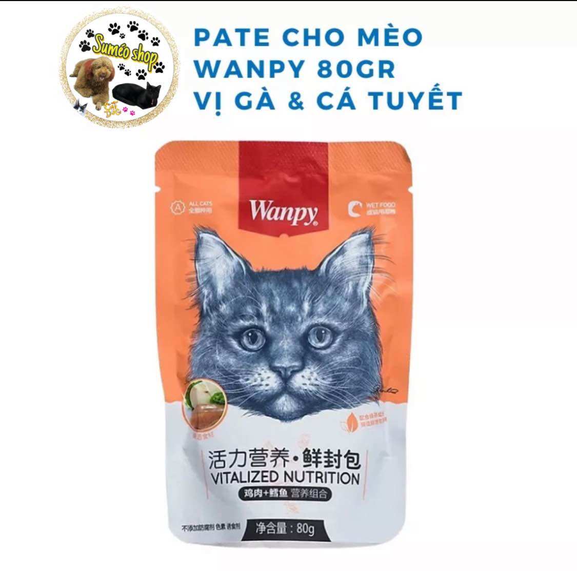 Pate Cho Mèo WANPY 80g - Pate Wanpy 80g