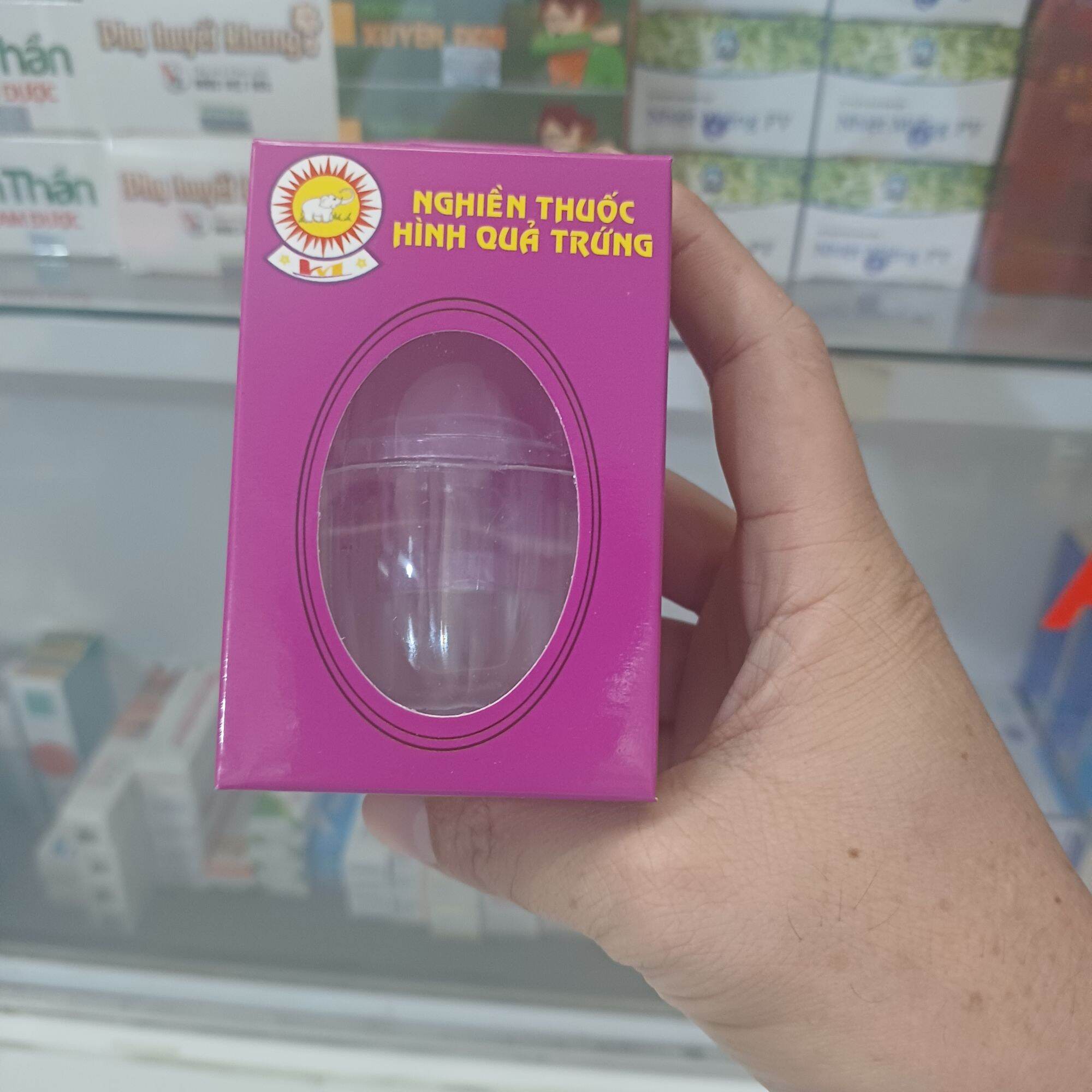 Nghiền thuốc hình quả trứng