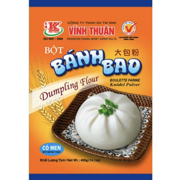 Combo 5 gói bột bánh bao vĩnh thuận 400 gram