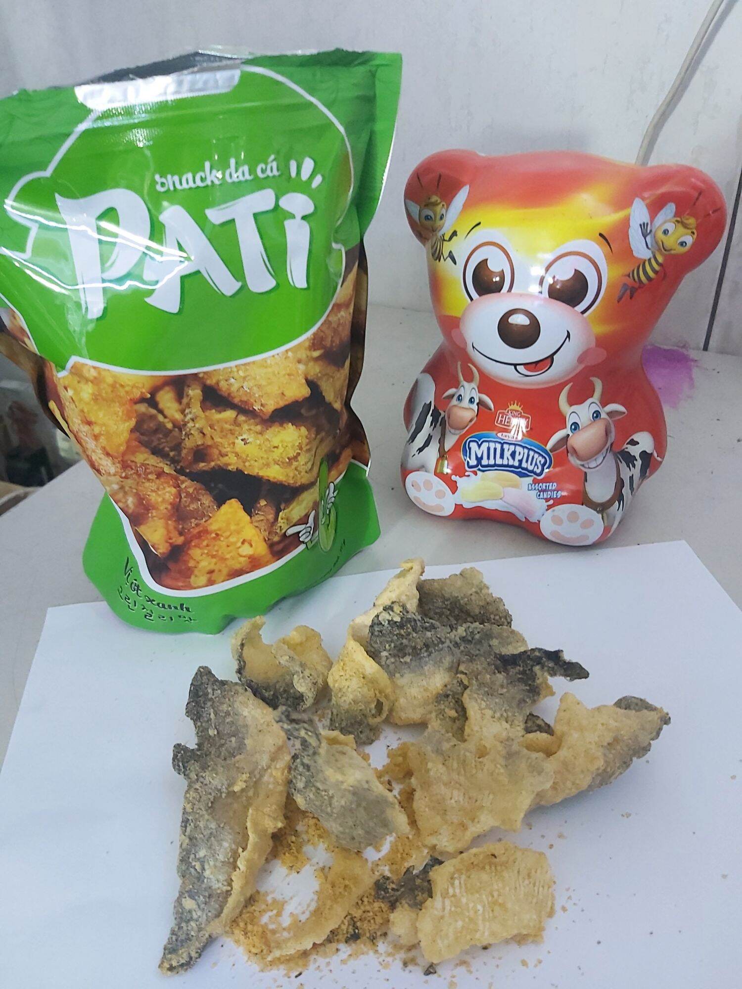 (HCM) SNACK DA CÁ SẤY GIÒN PATI GÓI 50G HSD 2022