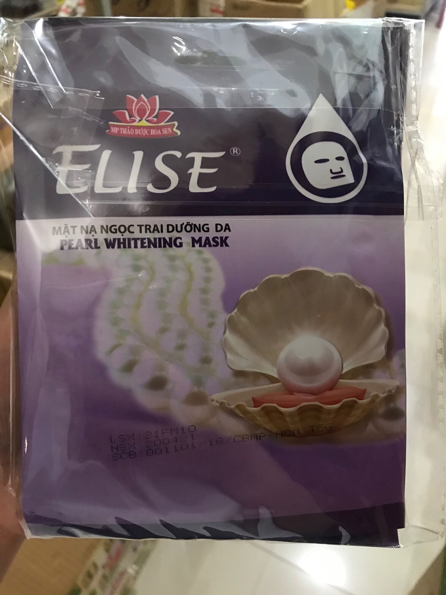 Mặt nạ Elise ngọc trai