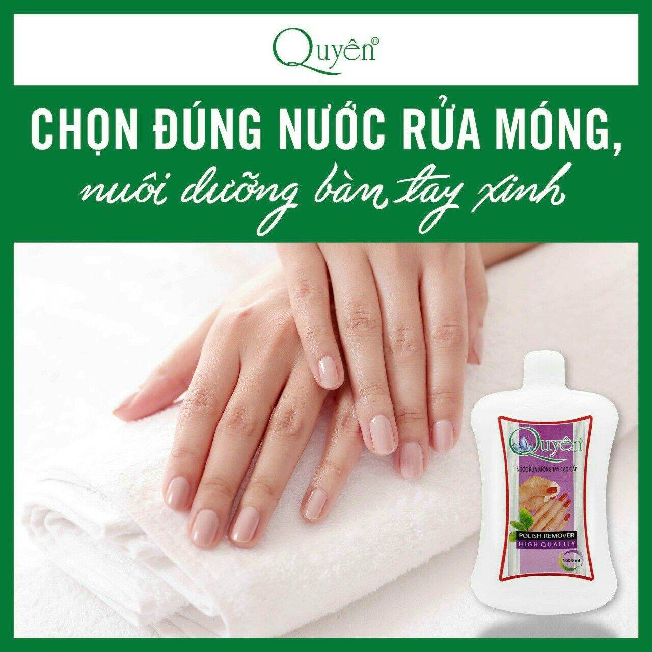 NƯỚC RỬA SƠN MÓNG TAY QUYÊN 1L