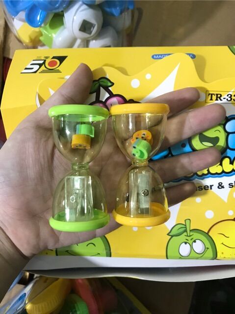Chuốt gọt chì kèm cục tẩy đồng hồ cát