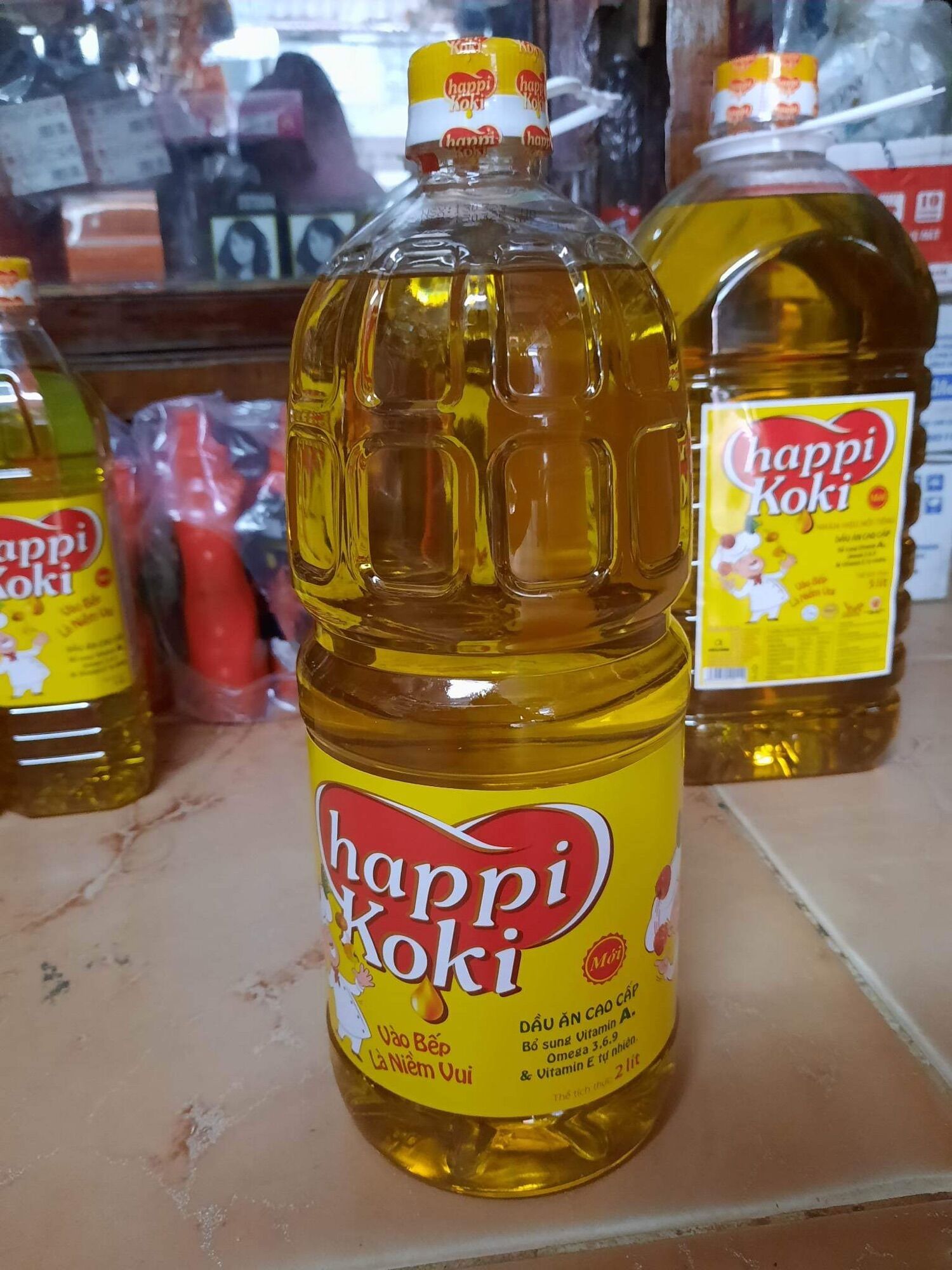 Dầu ăn happi koki can 2l
