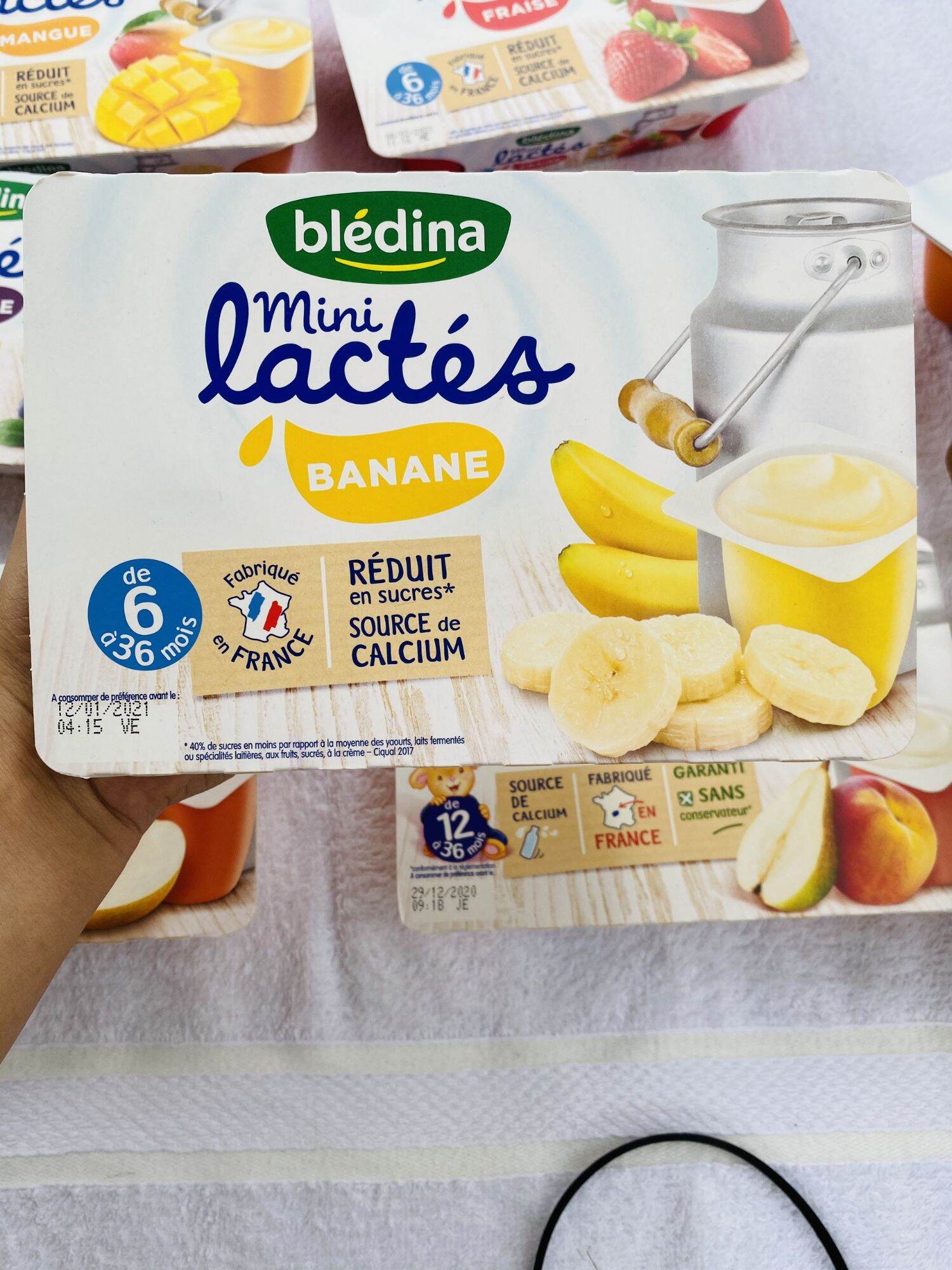 Sữa chua Bledina Pháp cho bé ăn dặm từ 6m