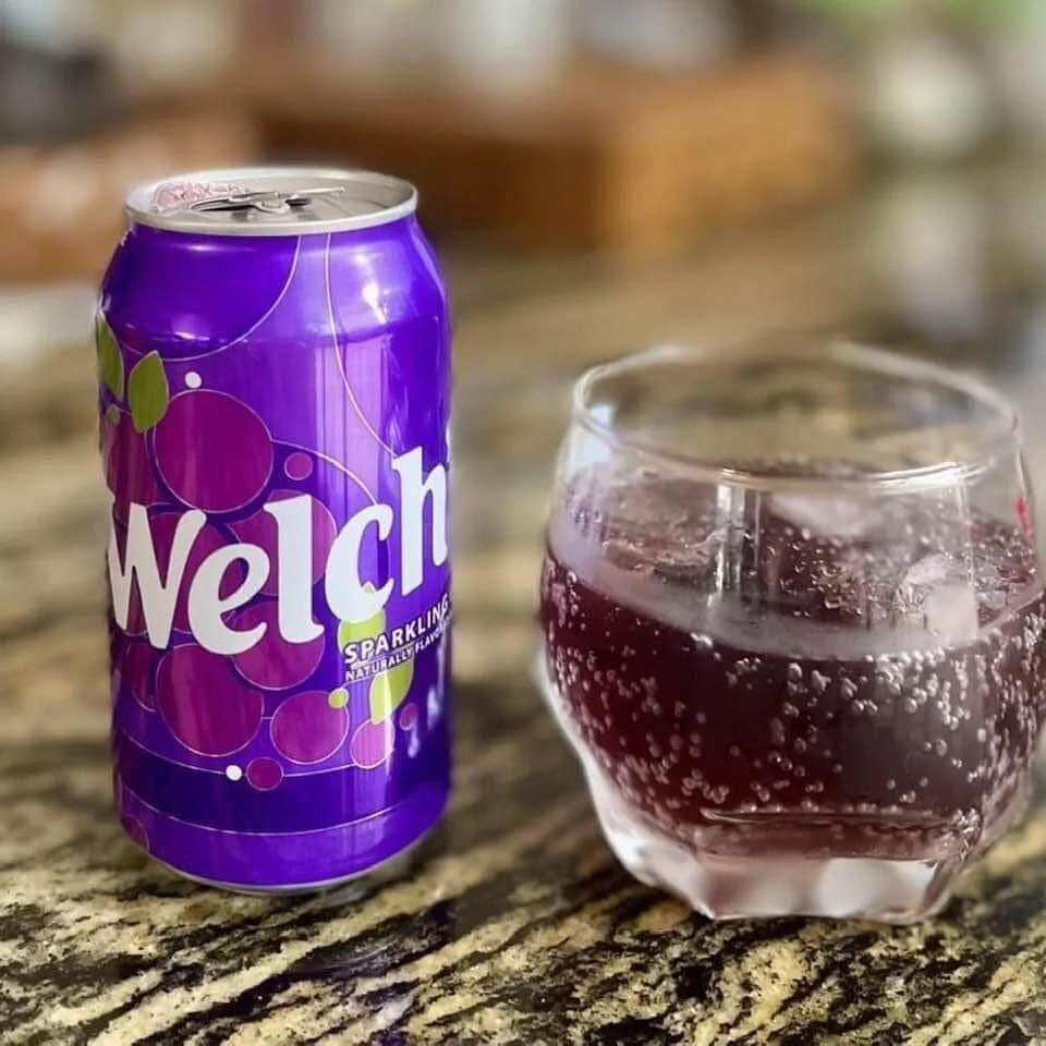 Nước ngọt Welch Nho Mỹ - thùng 12 lon