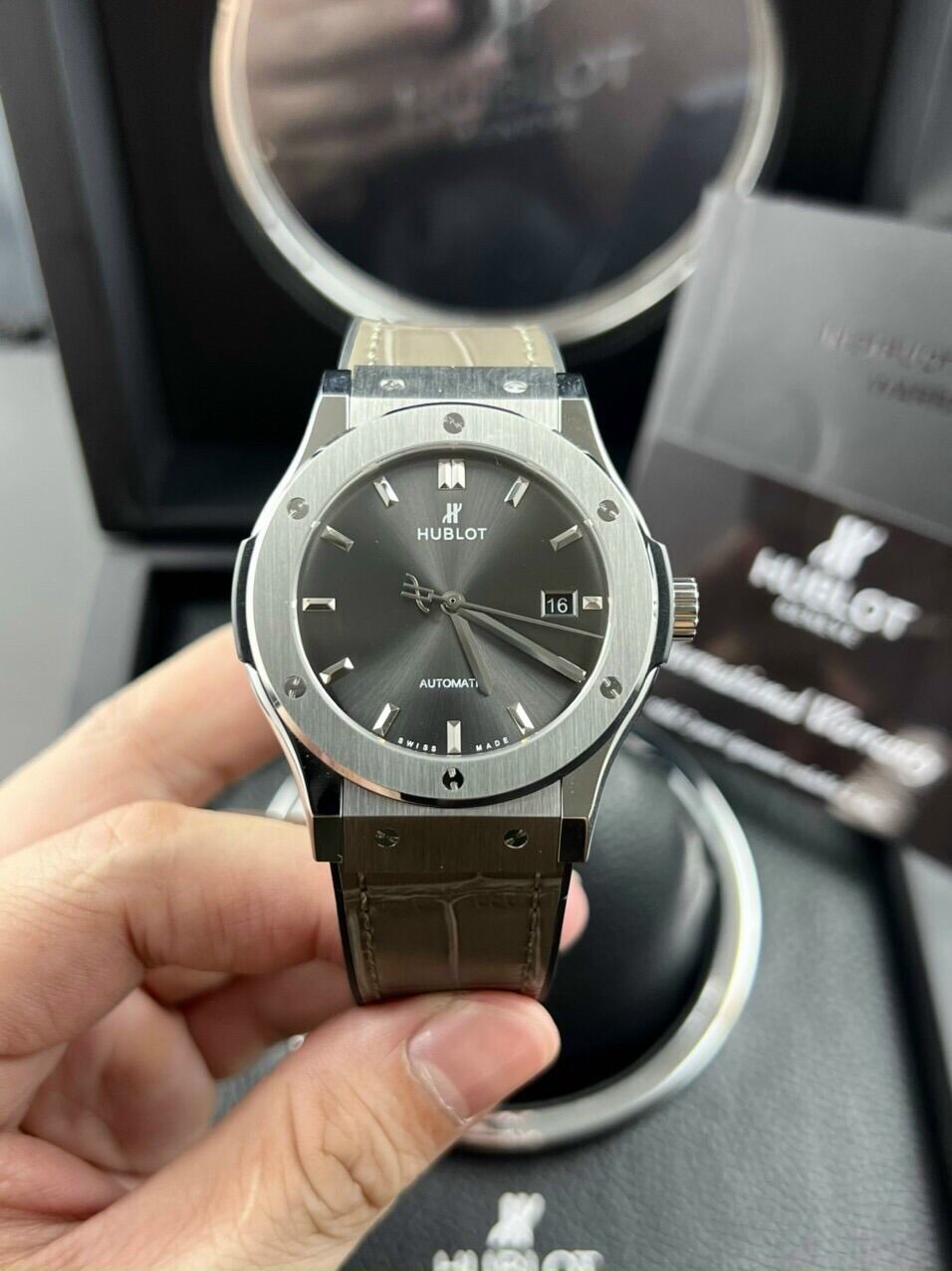 hublot classic fusion gray