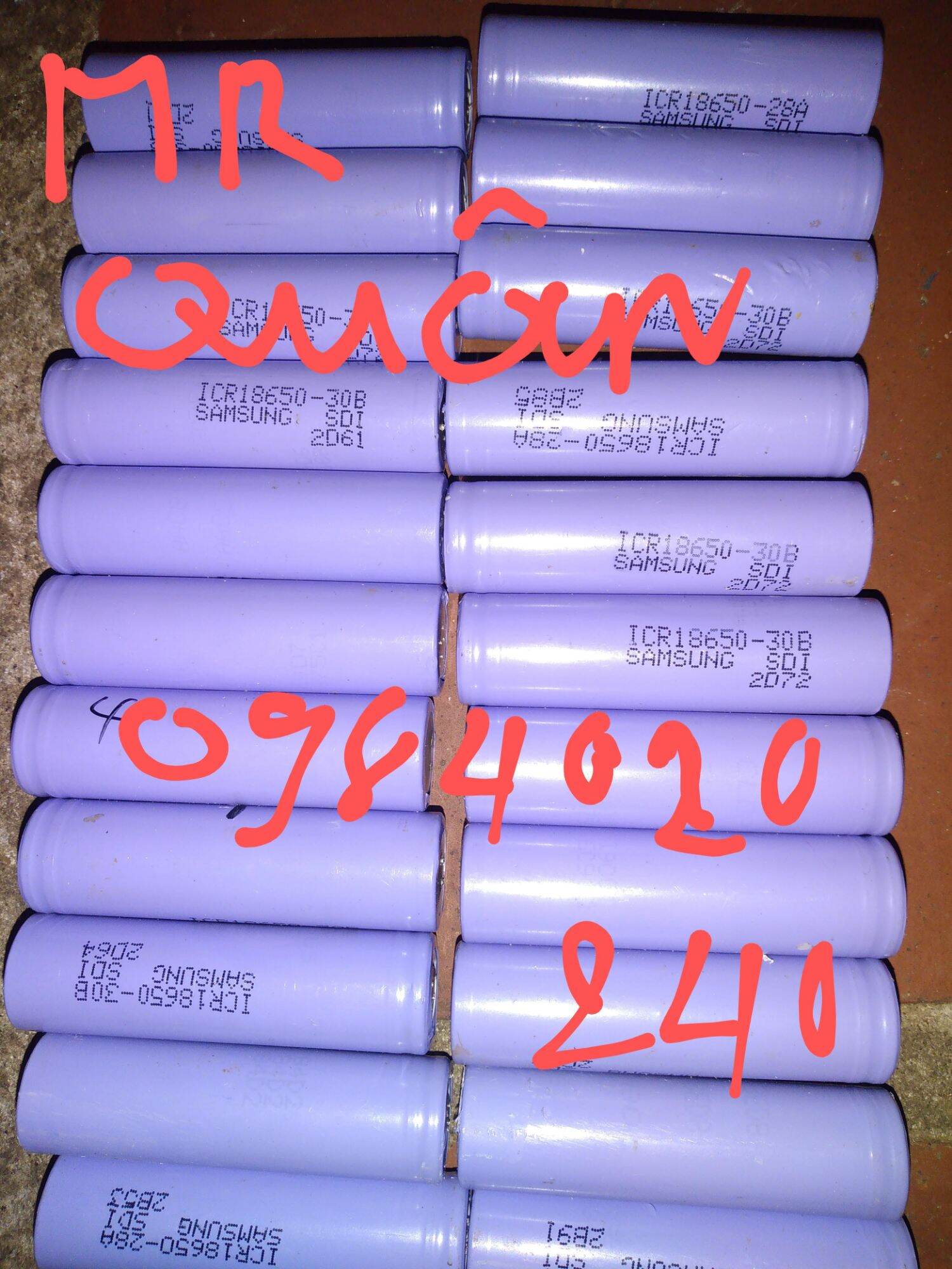 combo 25 cell pin Samsung 28 A