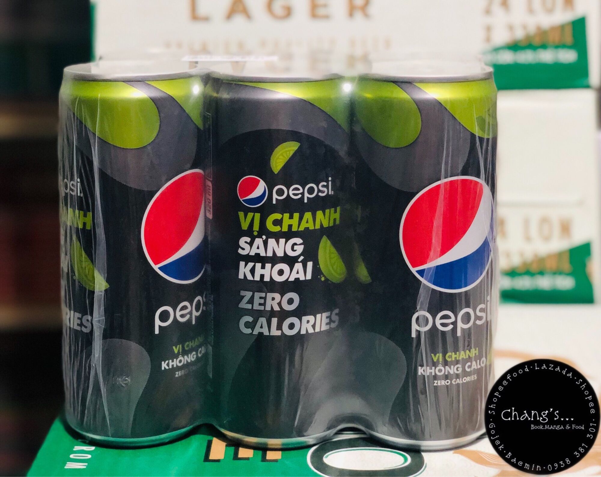 Pepsi Vàng - Chanh 6 Lon/Lốc Chang's Food
