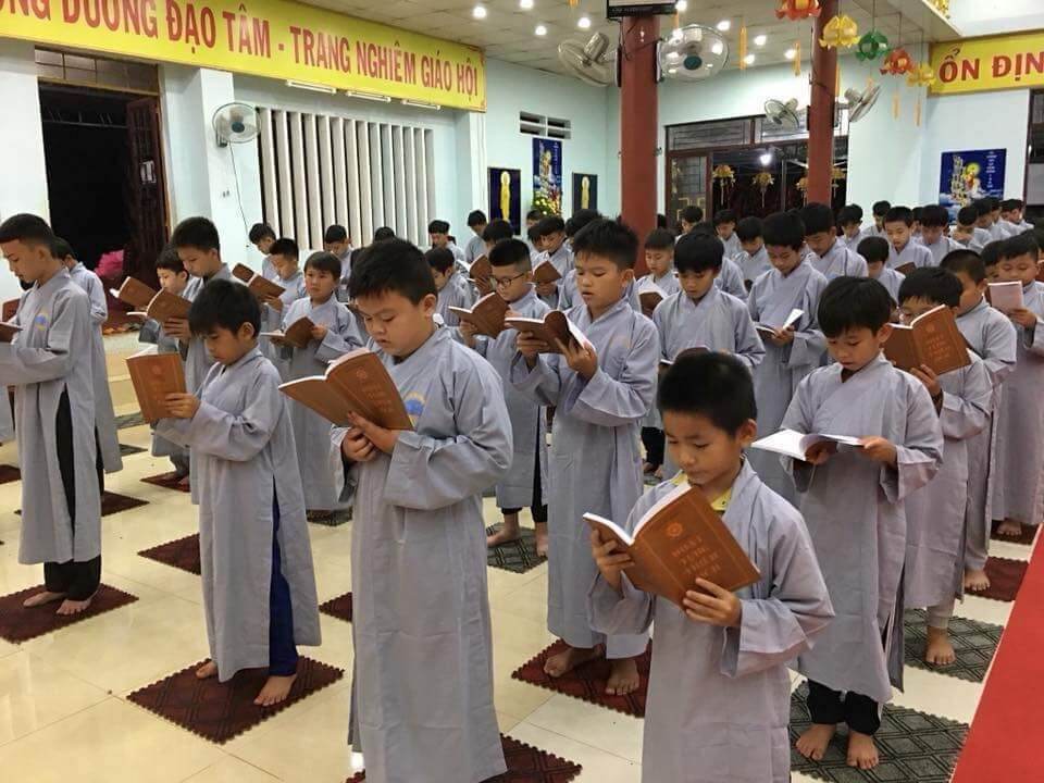 Đồ lam đi chùa - áo tràng cho bé kate không thêu loại 1
