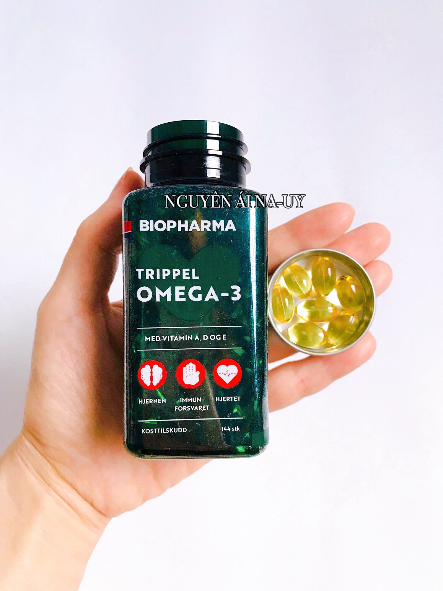 [MẪU MỚI ]Dầu Cá Omega3 Hiệu Biopharma Của Nauy [Hôp/144Viên]