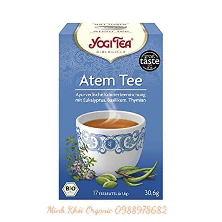 Trà bổ phổi Yogi Tea hữu cơ (Hsd 2024)