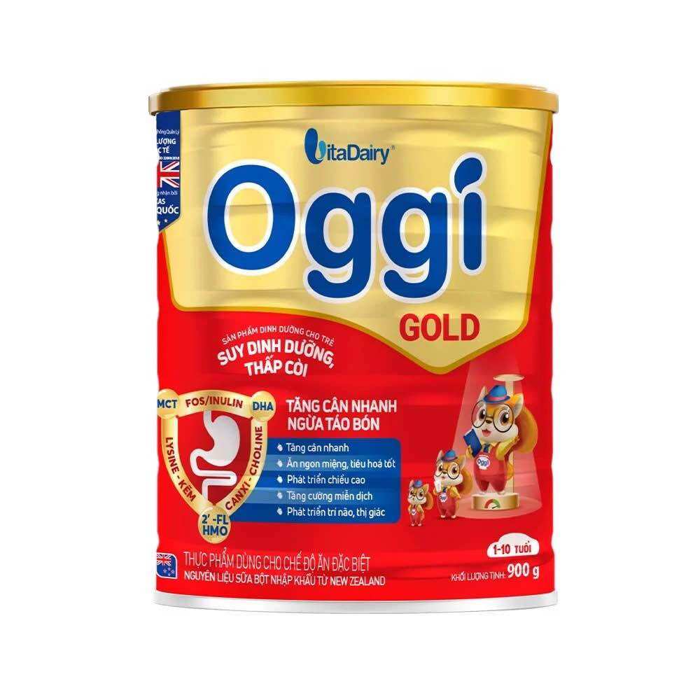 Sữa bột Oggi Gold cho bé 1-10 tuổi (900g)