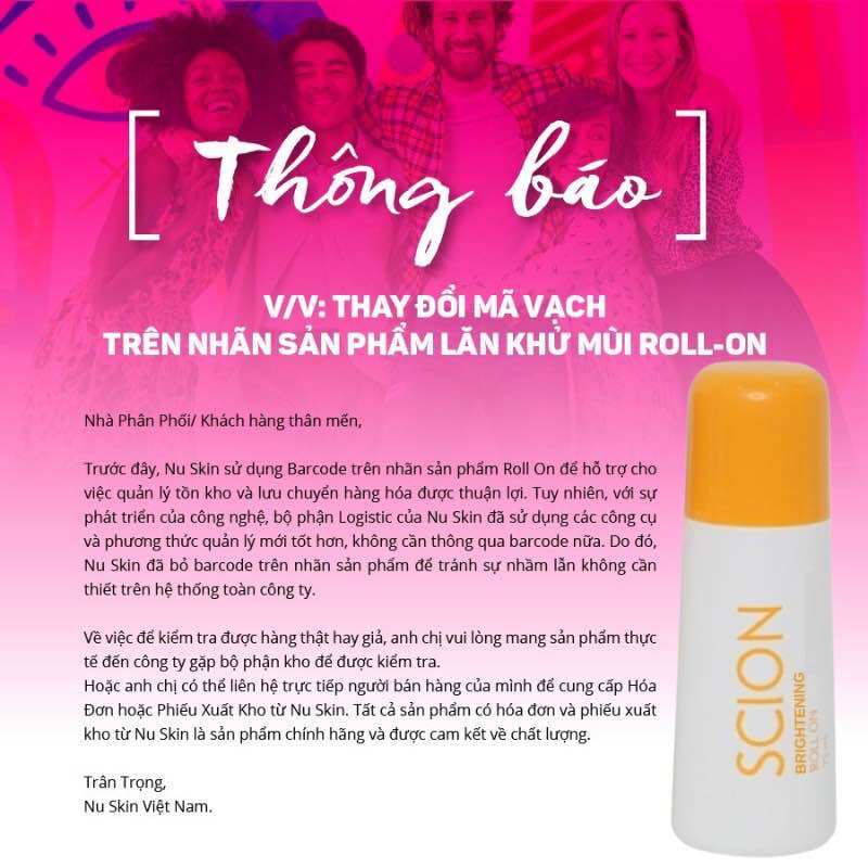 Lăn khử mùi scion mỹ 75ml