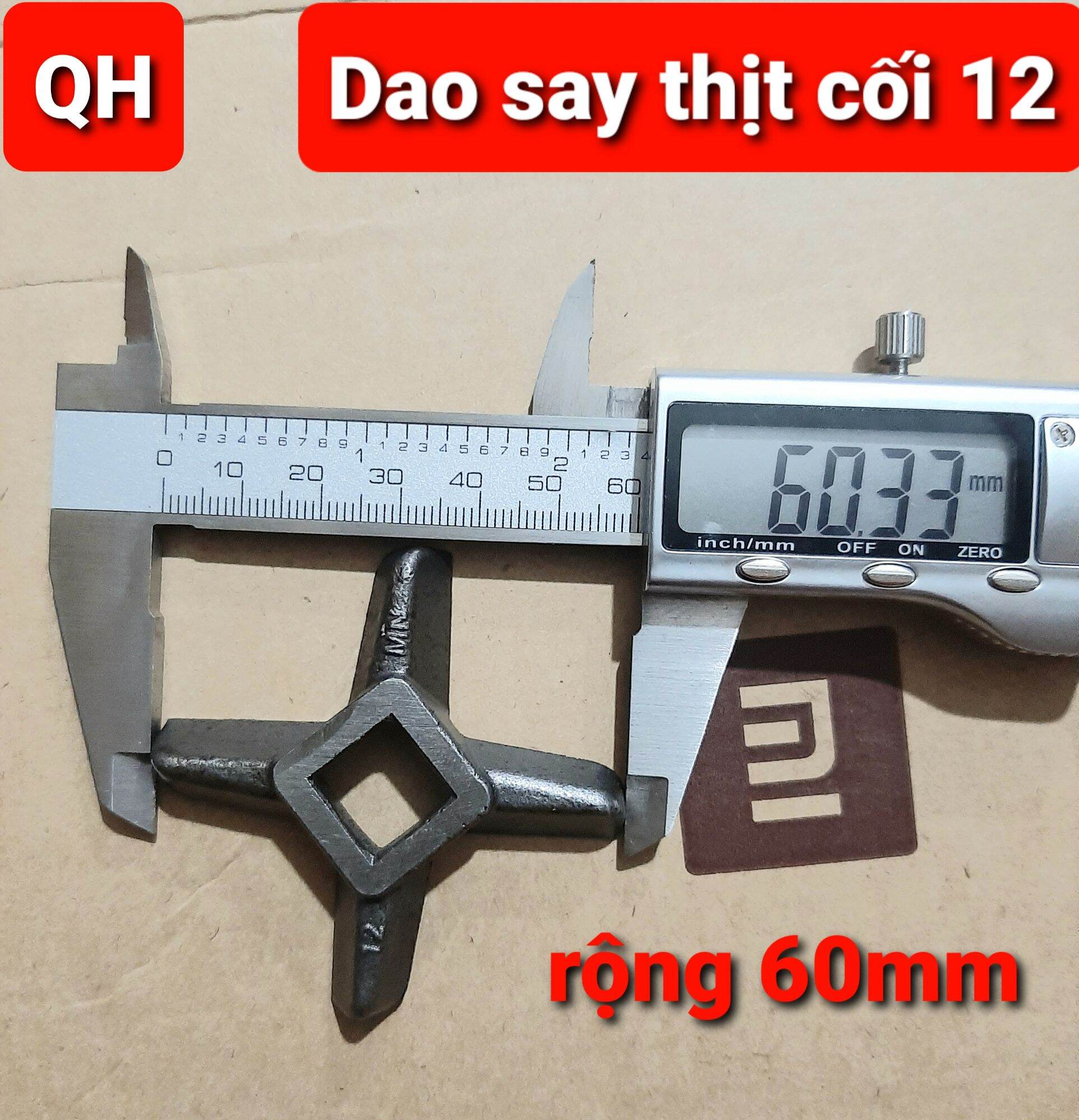 Dao xay thịt xay sương máy đùn ( đầu,cối 12) loại 1