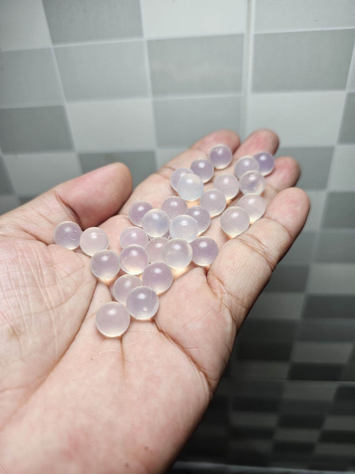 Bi silicon trong Bạch kim trong suốt nhiều size
