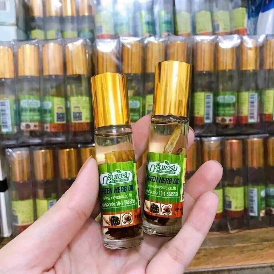 Dầu Nhân Sâm Green Herb Oil Thái Lan) 8ml/chai