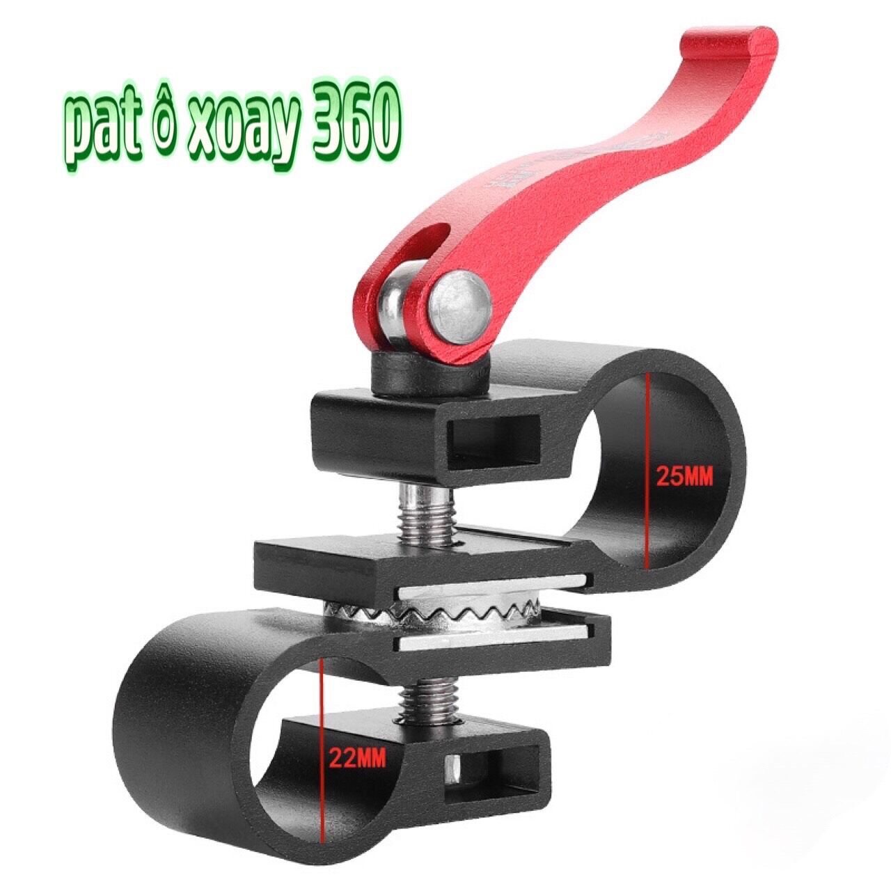 Pass dù xoay 360 độ _ khớp nối điều chỉnh dù che câu đài