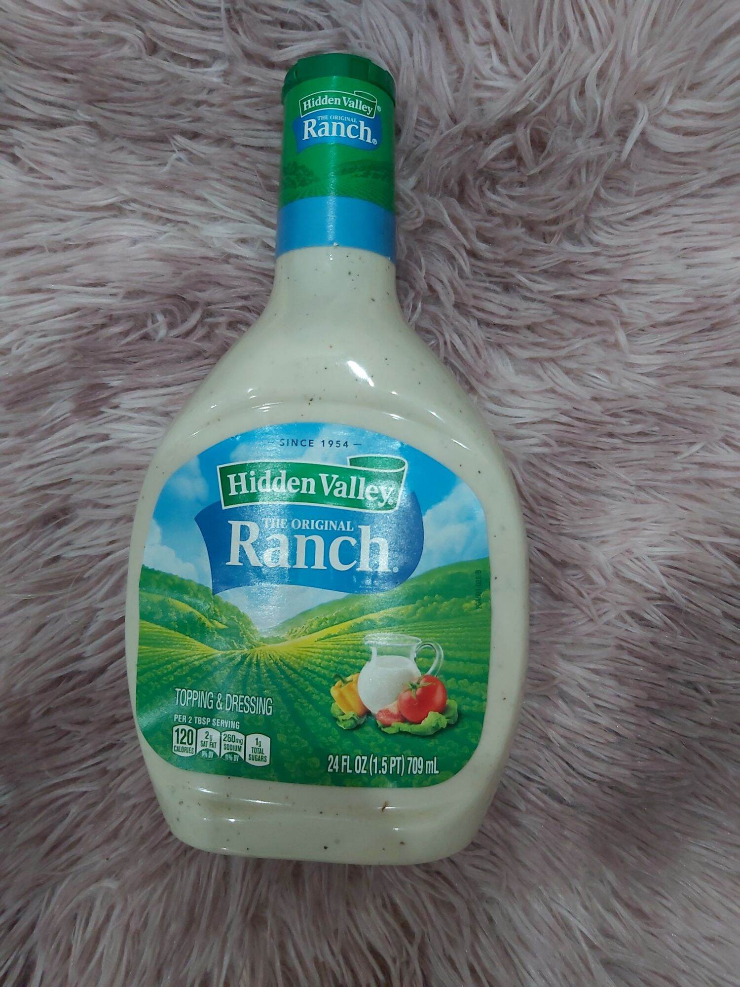 Sốt chấm, sốt trộn salad hiddenI valley ranch original size 236ml, 709ml