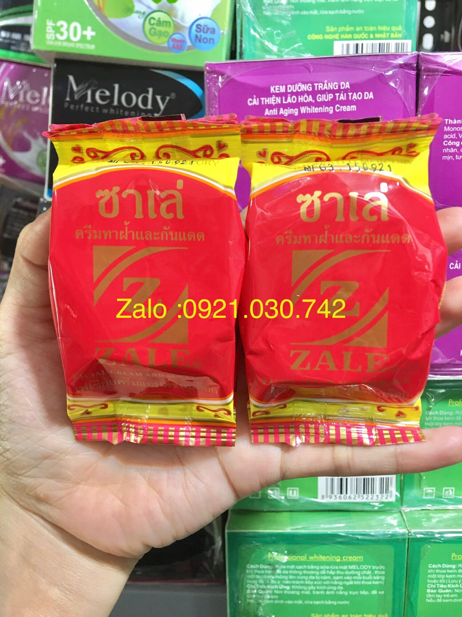 Kem zale vàng chuẩn Thái Lan