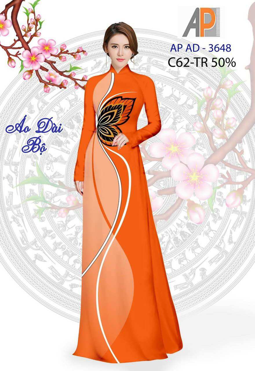 Vải áo dài hoa eo