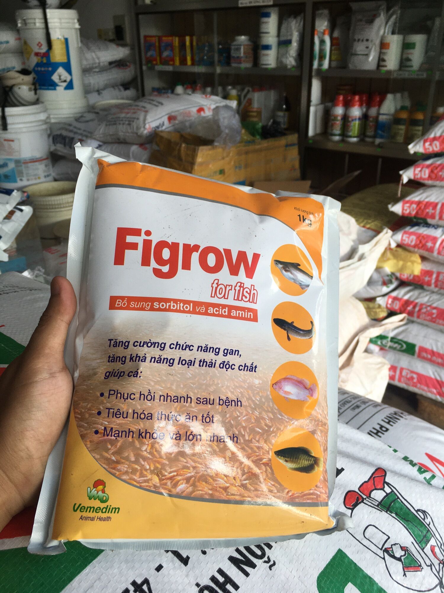 Figrow for fish , bổ sung dưỡng chất cho cá , bổ sung vitamin