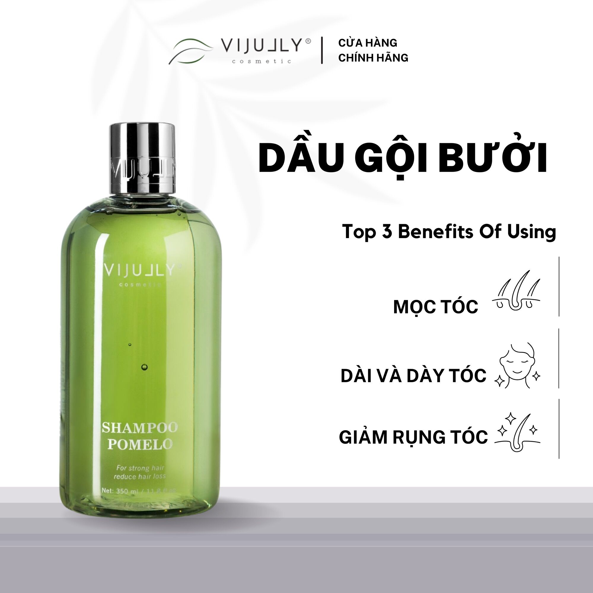 Dầu gội bưởi vi jully ngăn giảm rụng tóc - giúp mọc tóc