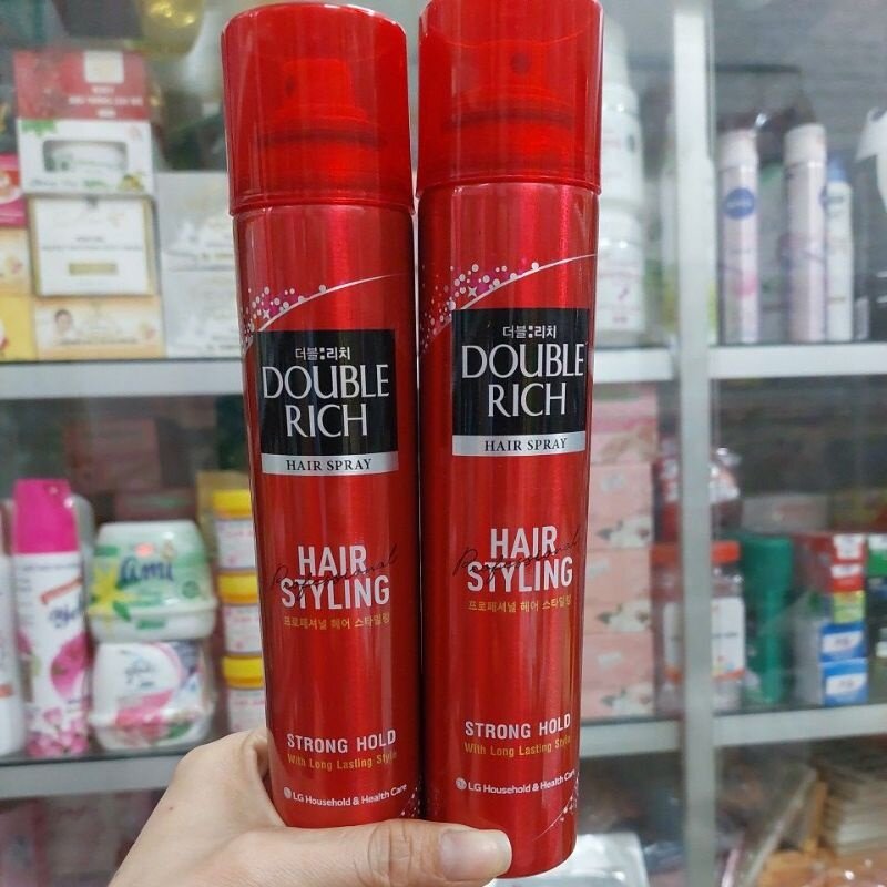 Keo Xịt tóc Double Rich dưỡng tóc 170ml  E3 Audio Miền Nam