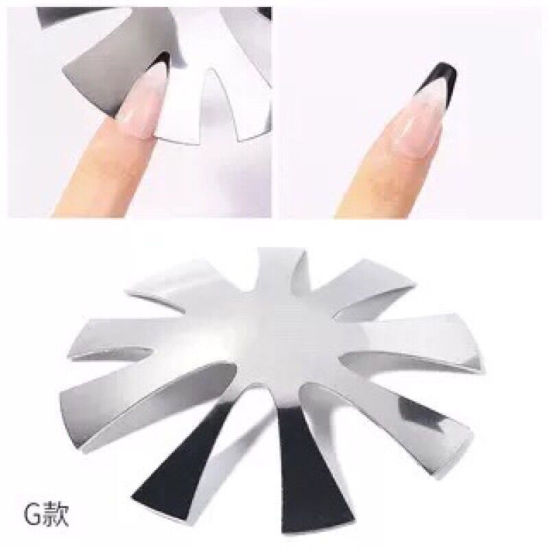 Khuôn cắt bột nail-khuôn cắt bột inox french