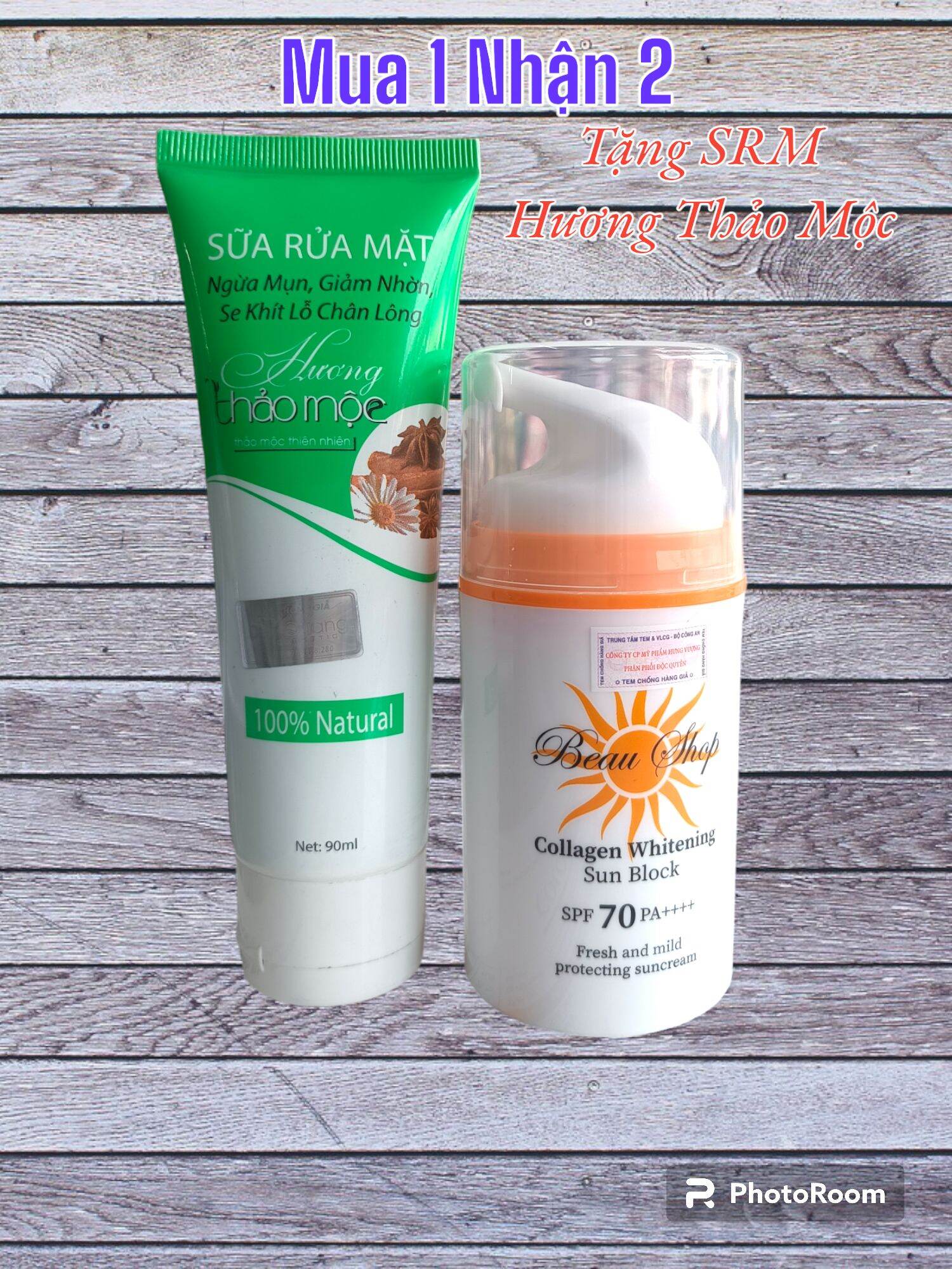 Kem chống nắng beau shop SPF 70++ korea