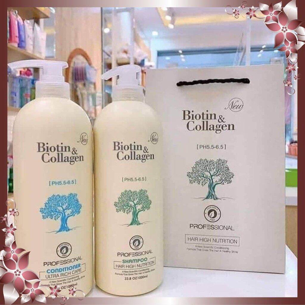 cặp đôi dầu gội và xã biotin
