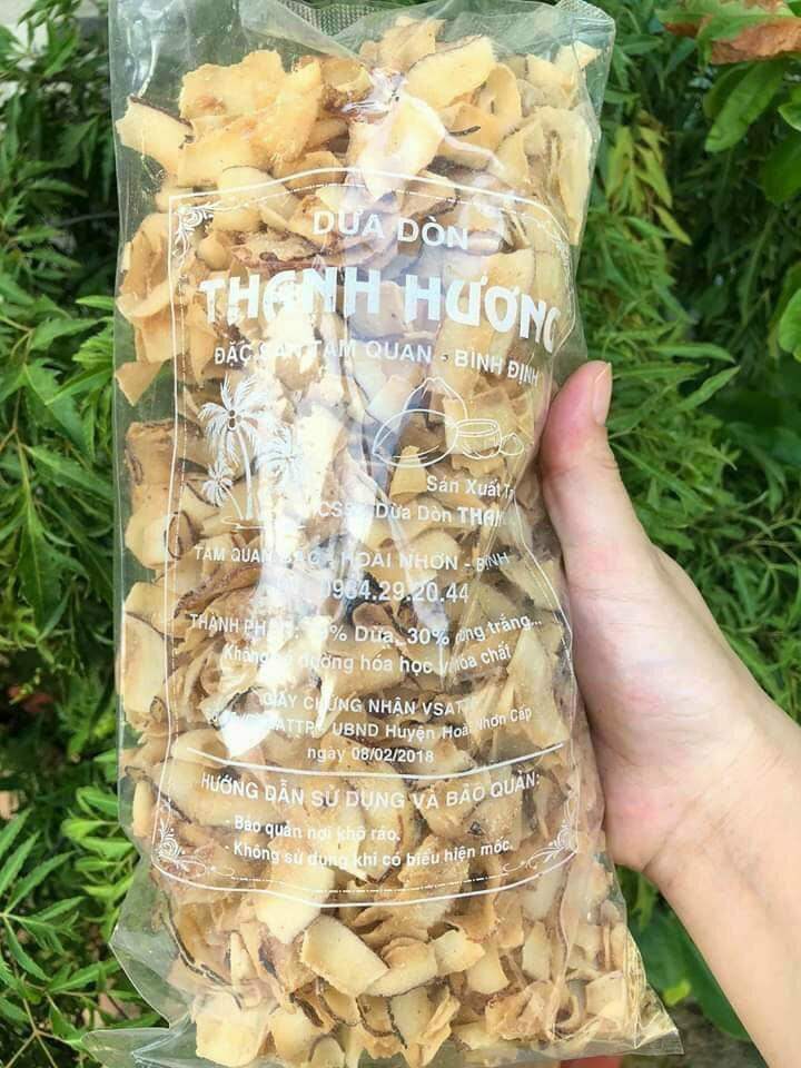 Dừa khô sấy giòn 500gr
