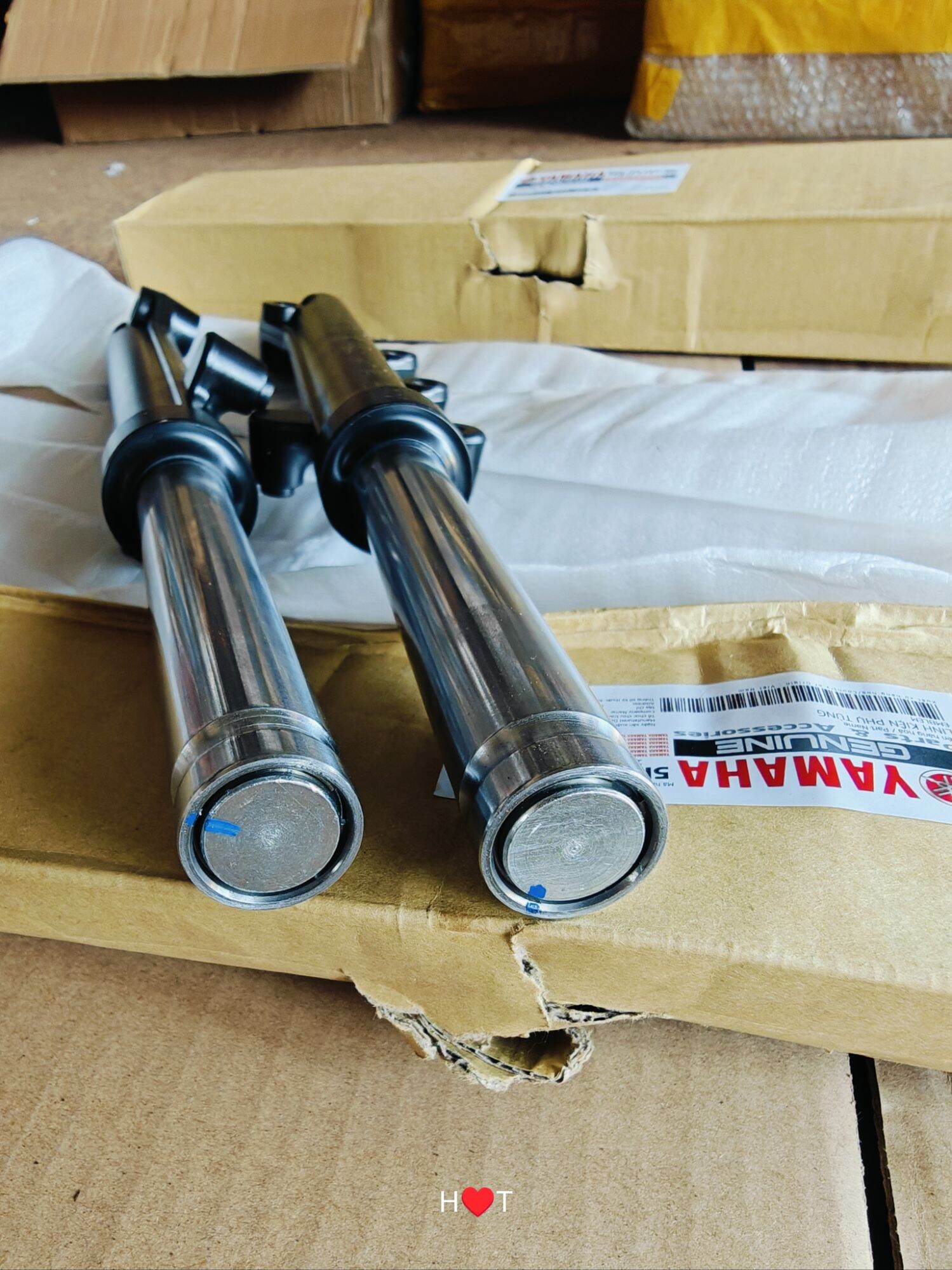 Cặp phuộc nhún trước Exciter 150 / exciter 135 hàng cao cấp chuẩn zin linh kiện
