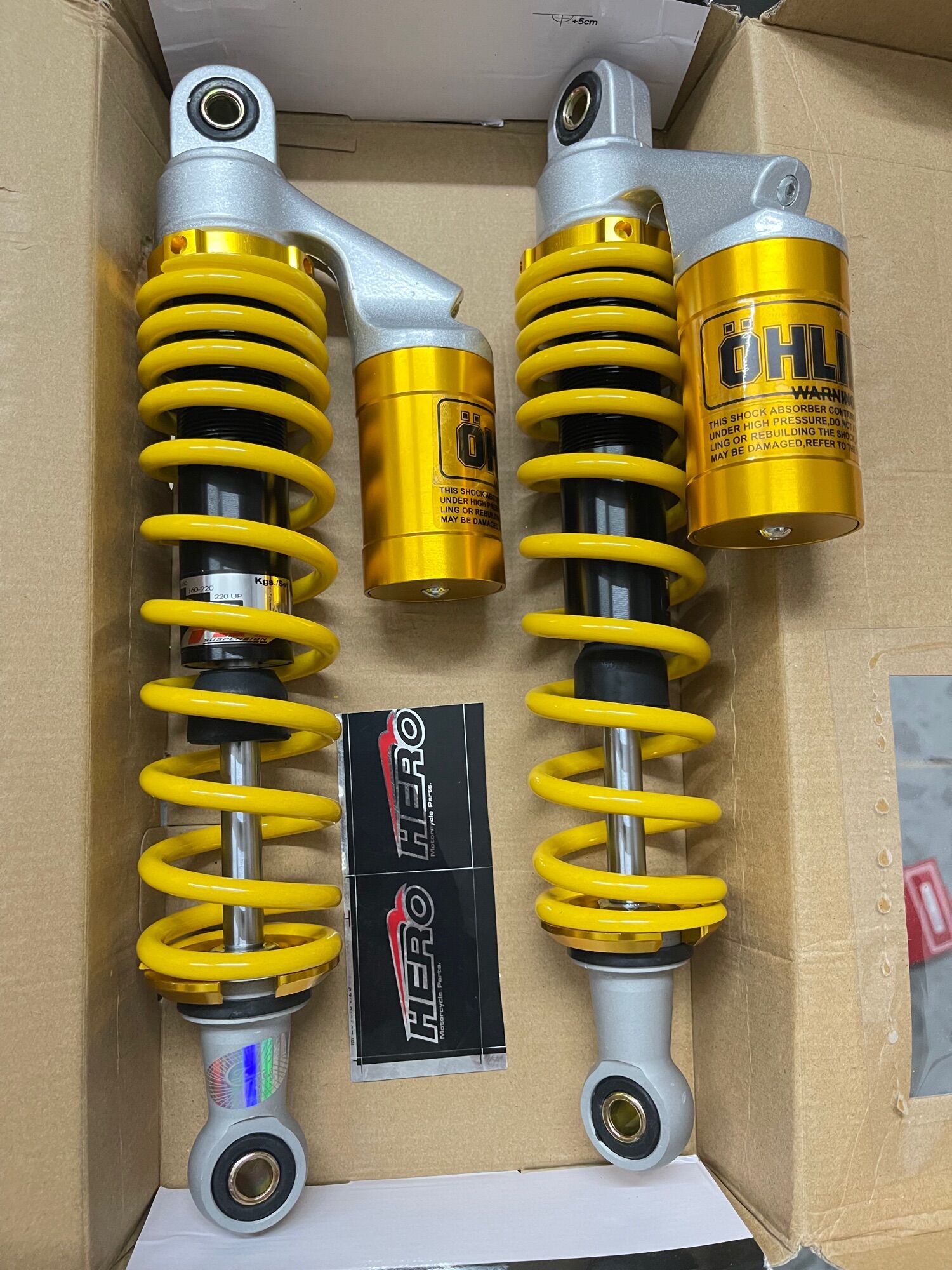 Phuộc ohlins gắn dream wave future axelo elegant cafe cub chaly