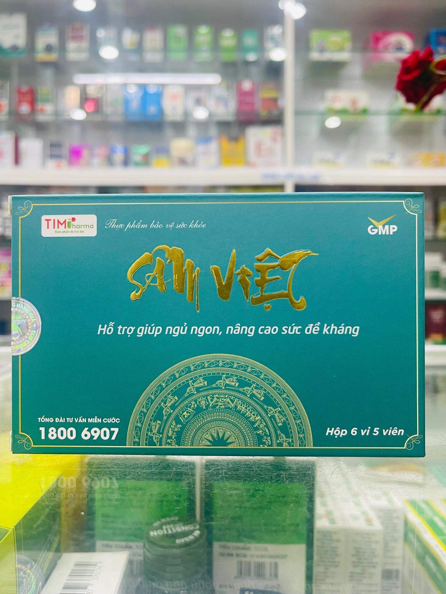 Sâm Việt - 30 viên - hỗ trợ giúp ngủ ngon, nâng cao sức đề kháng