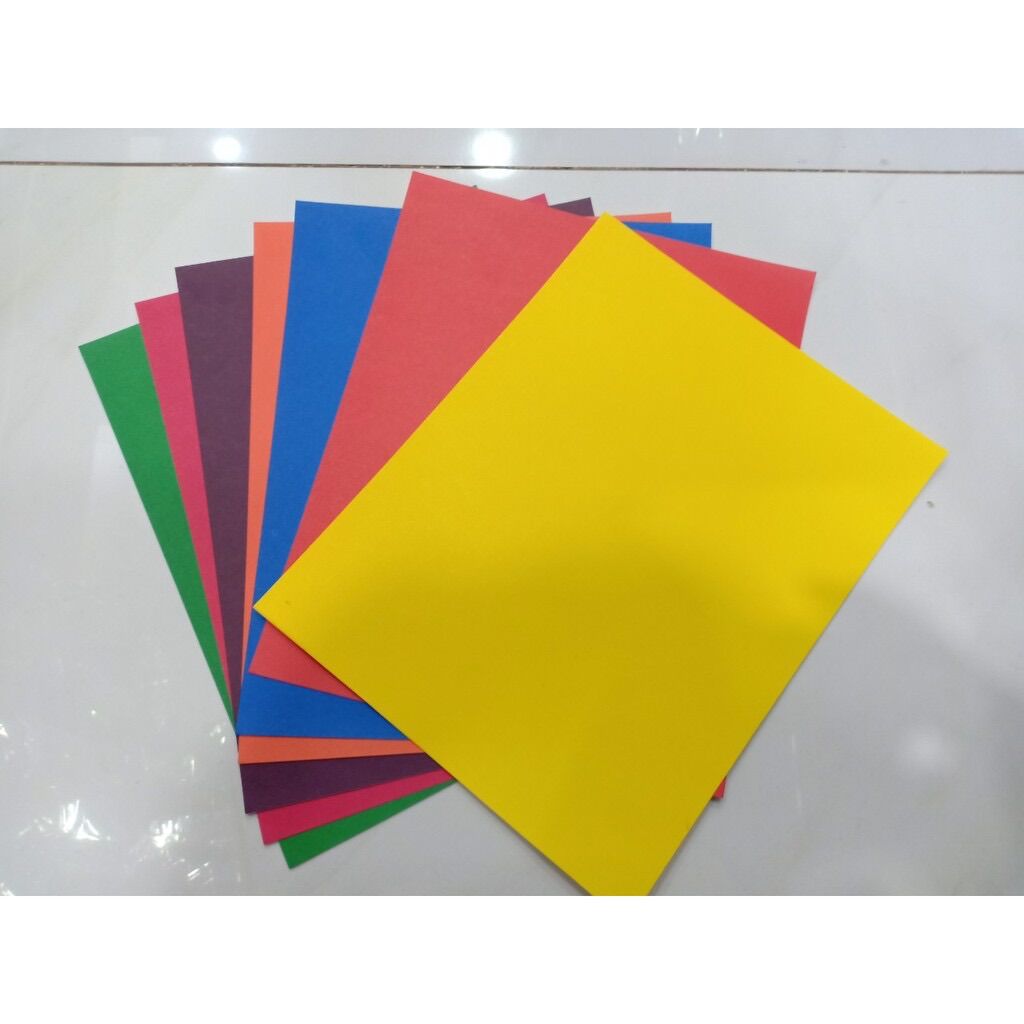 Set 70 Tờ Giấy Màu Thủ Công, Không Keo (Kt: 22*17cm)