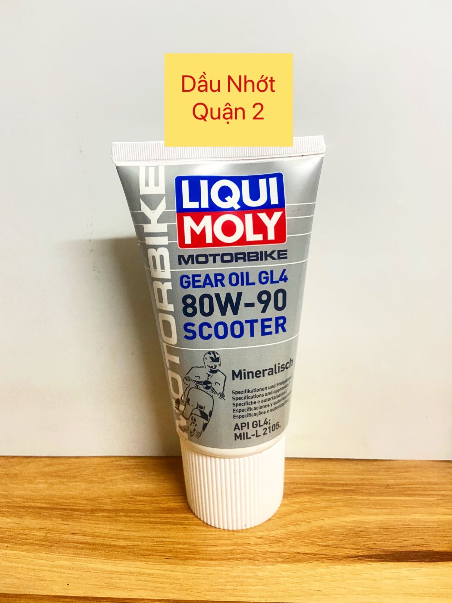 Nhớt Hộp Số Xe Tay Ga Liqui Moly Motorbike Gear Oil GL4 80W-90 Scooter 1680 150ml
