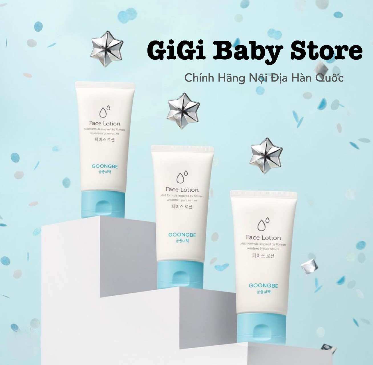 Kem dưỡng ẩm bảo vệ da mặt GOONGBE FACE LOTION cho bé sơ sinh