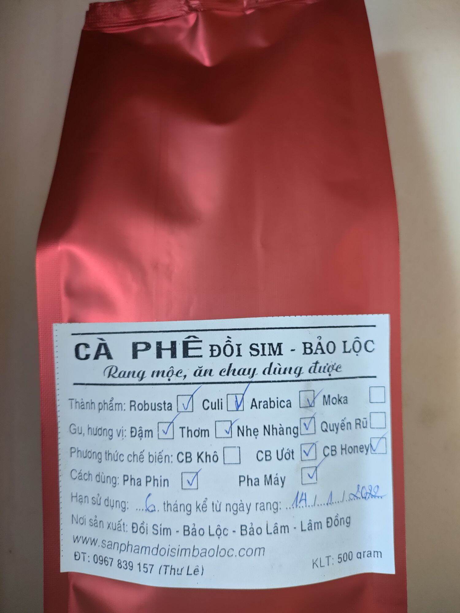 Cà Phê Rang xay pha phin - hương vị truyền thống Đậm Đà - Đắng Đậm - cafe Đen Đá _1kg