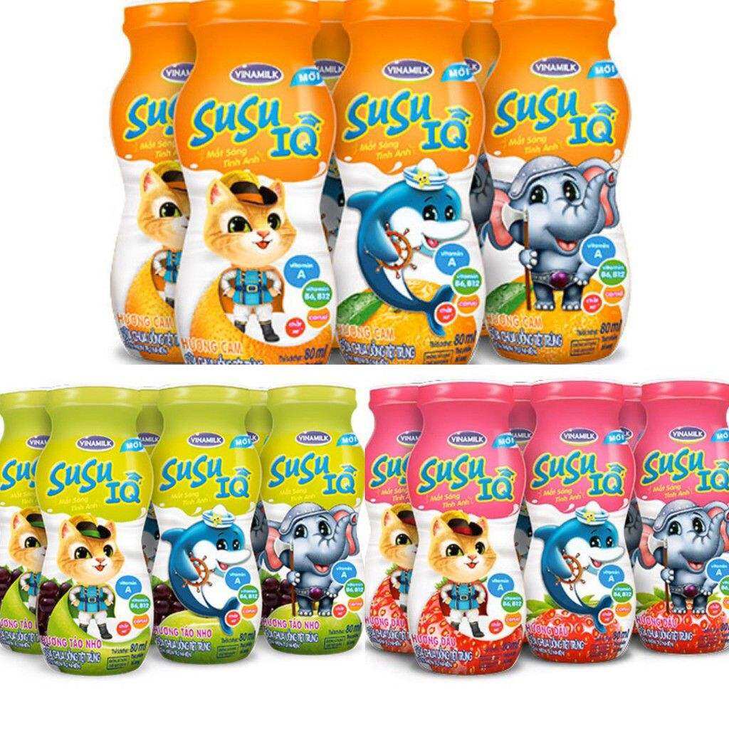 Sữa chua uống Vinamilk Susu chai 80ml ( Thùng 48 chai )