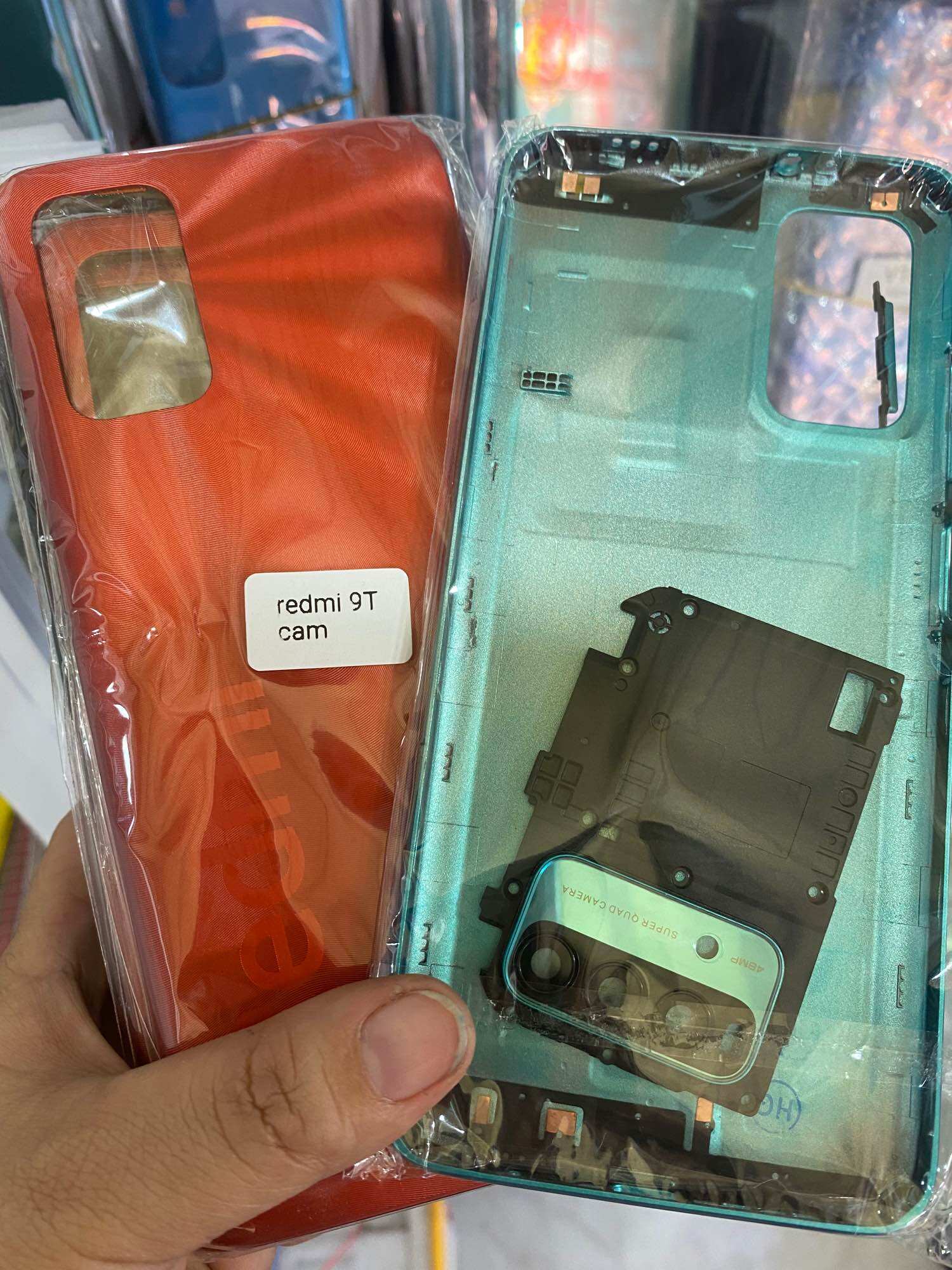 Lưng + kính cam redmi 9t