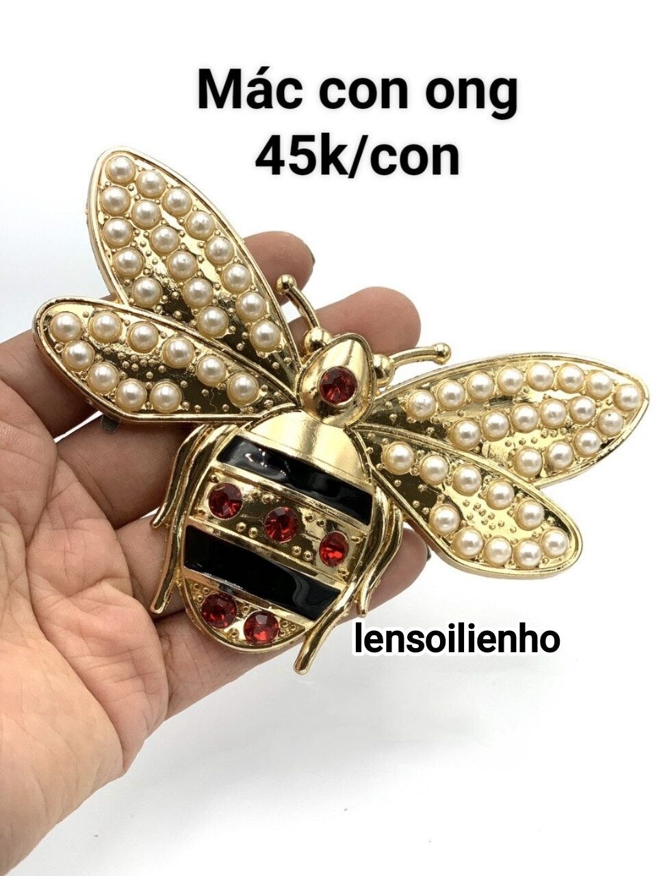 MÁC CON ONG TRANG TRÍ TÚI XÁCH