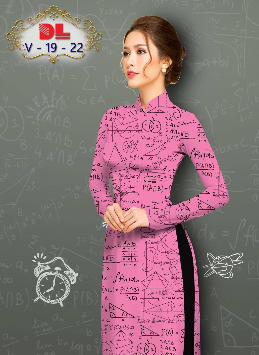 Vải áo dài môn toán