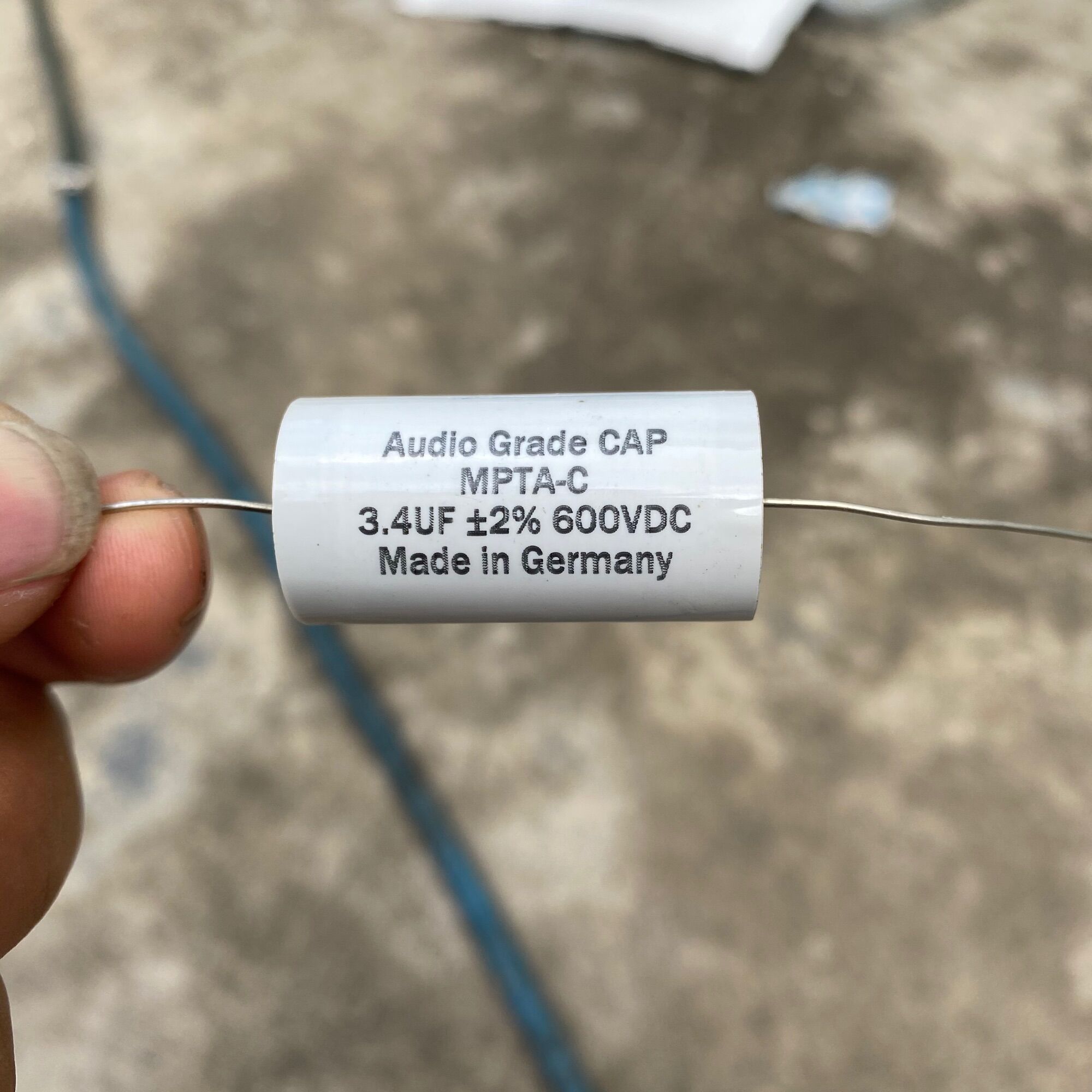 Tụ 3.4uf 600VDC Audio Grade Cap MPITA-C Made in Germany Chất lượng cao, độ bền cao