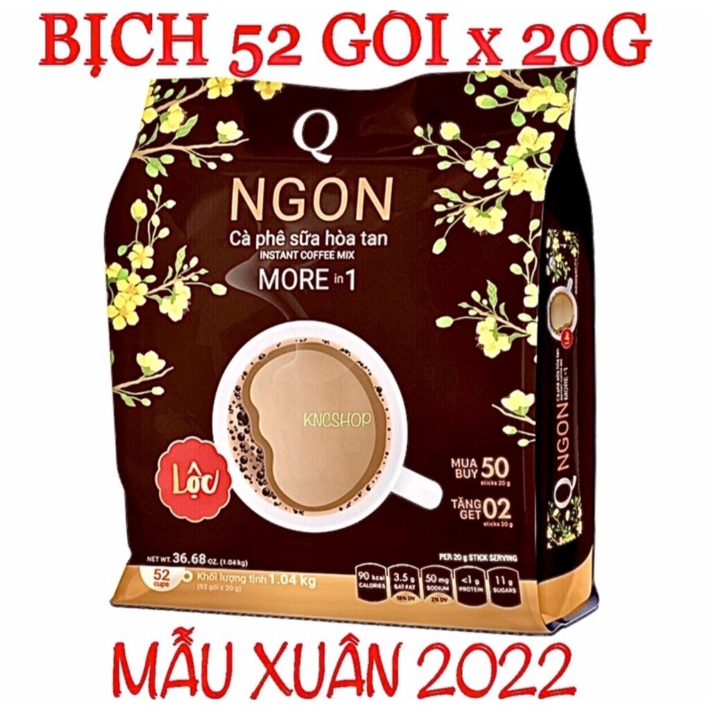 SỈ👉Thùng caphe Ngon lớn Trần quang (10 bit ×52 gói)