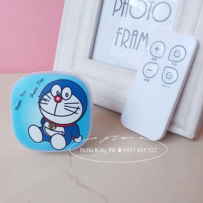 Đèn ngủ có điều khiển từ xa remote Hello Kitty - Doremon Doraemon