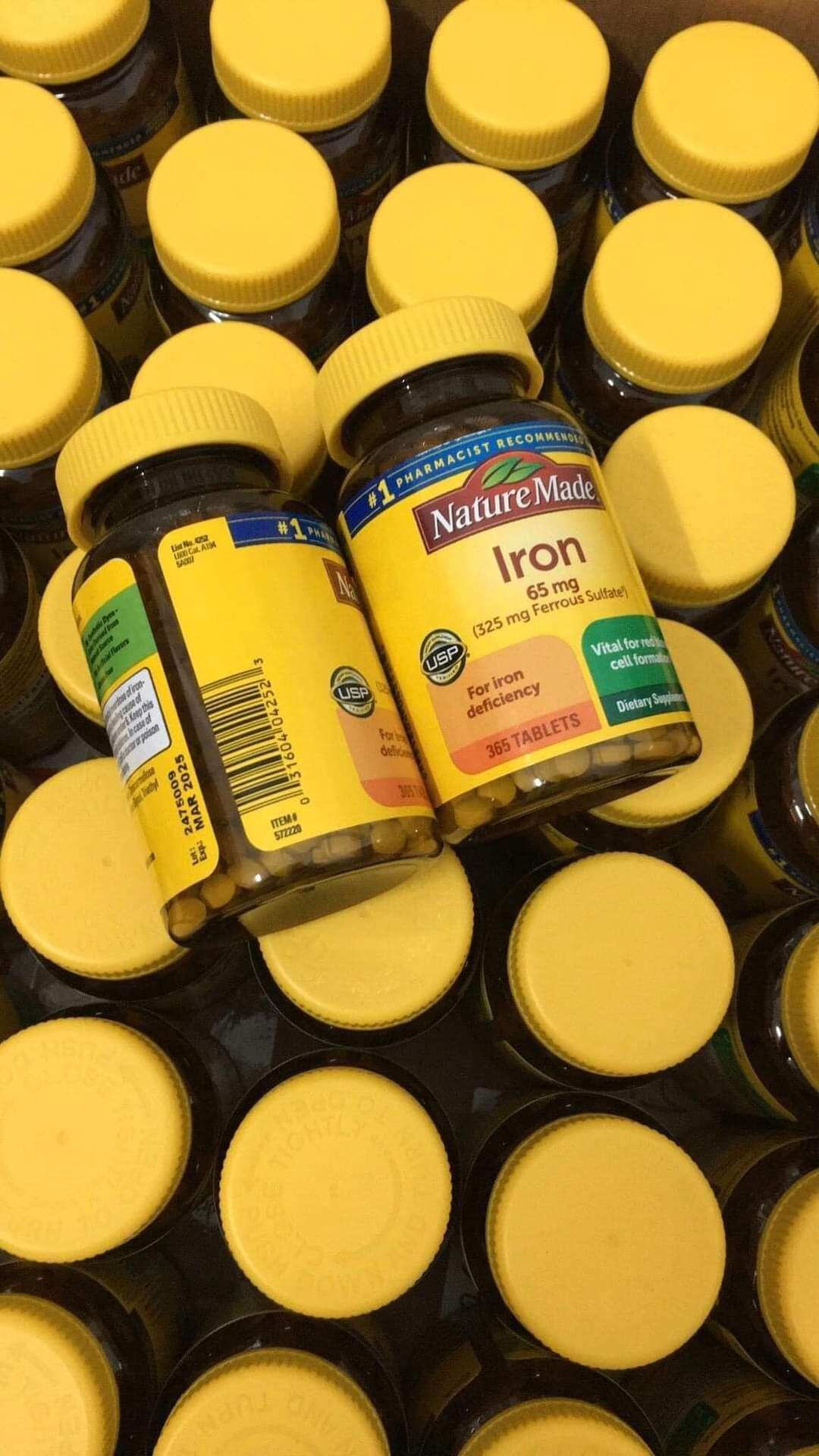 Viên uống bổ sung Sắt Iron Nature Made